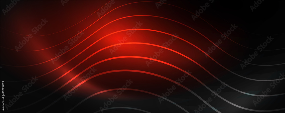 Dark abstract background with bright color neon lights and lines. Glowing background Dark abstract background with bright color neon lights and lines. Glowing background