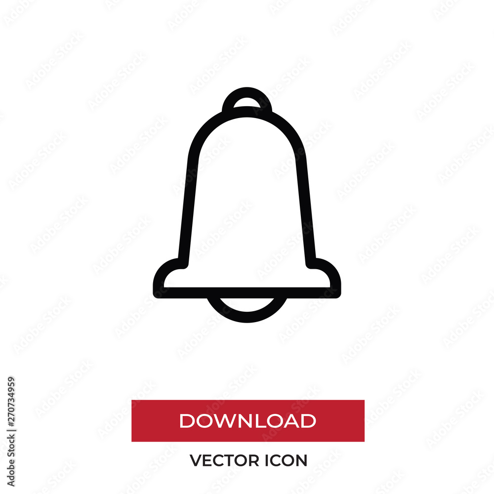 Alarm vector icon in modern style for web site and mobile app Alarm vector icon in modern style for web site and mobile app