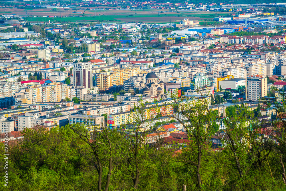Deva city view, Romania