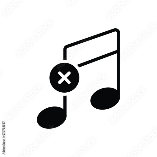 Black solid icon for offbeat unconventional