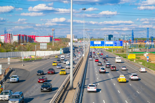 Moscow, Russia - May, 5, 2019: traffic in Moscow © Dmitry Vereshchagin