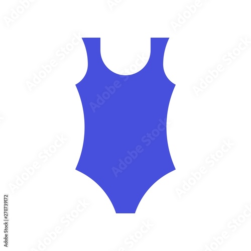 Women swimsuit vector illustration, flat style icon
