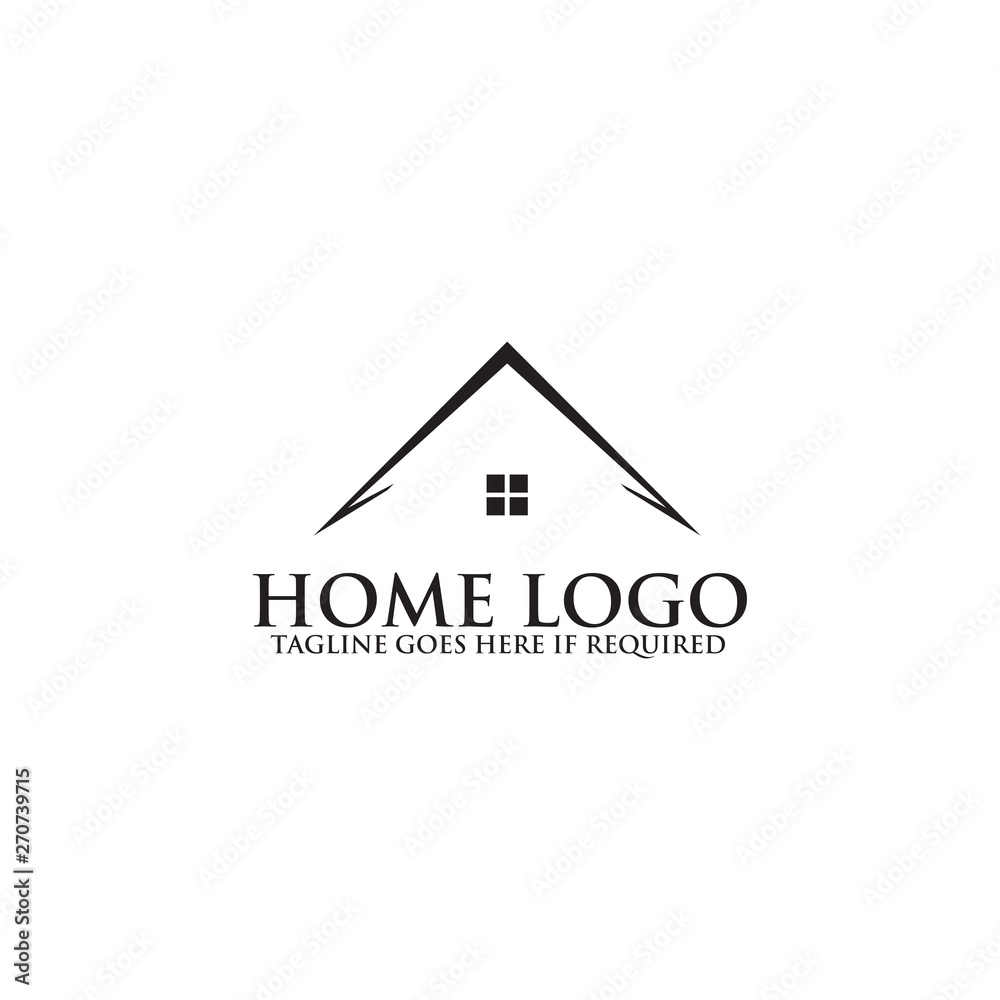 Real estate home logo design vector template Real estate home logo design vector template