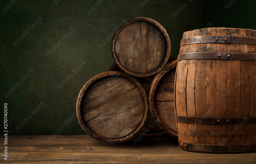 Fototapeta premium background of barrel shape, free, empty, space