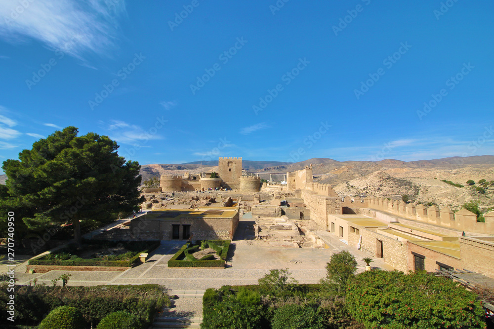 Fototapeta premium Alcazaba de Almería, Andalucía, España