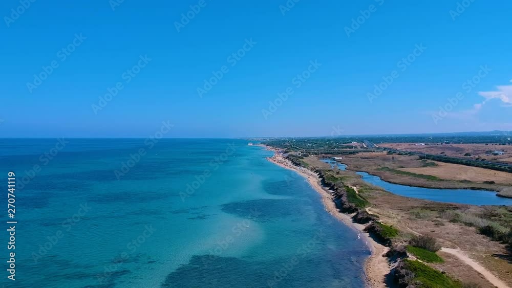 The Apulian Coast and beach Of Torre Canne, Ostuni - Puglia - Italy The Apulian Coast and beach Of Torre Canne, Ostuni - Puglia - Italy