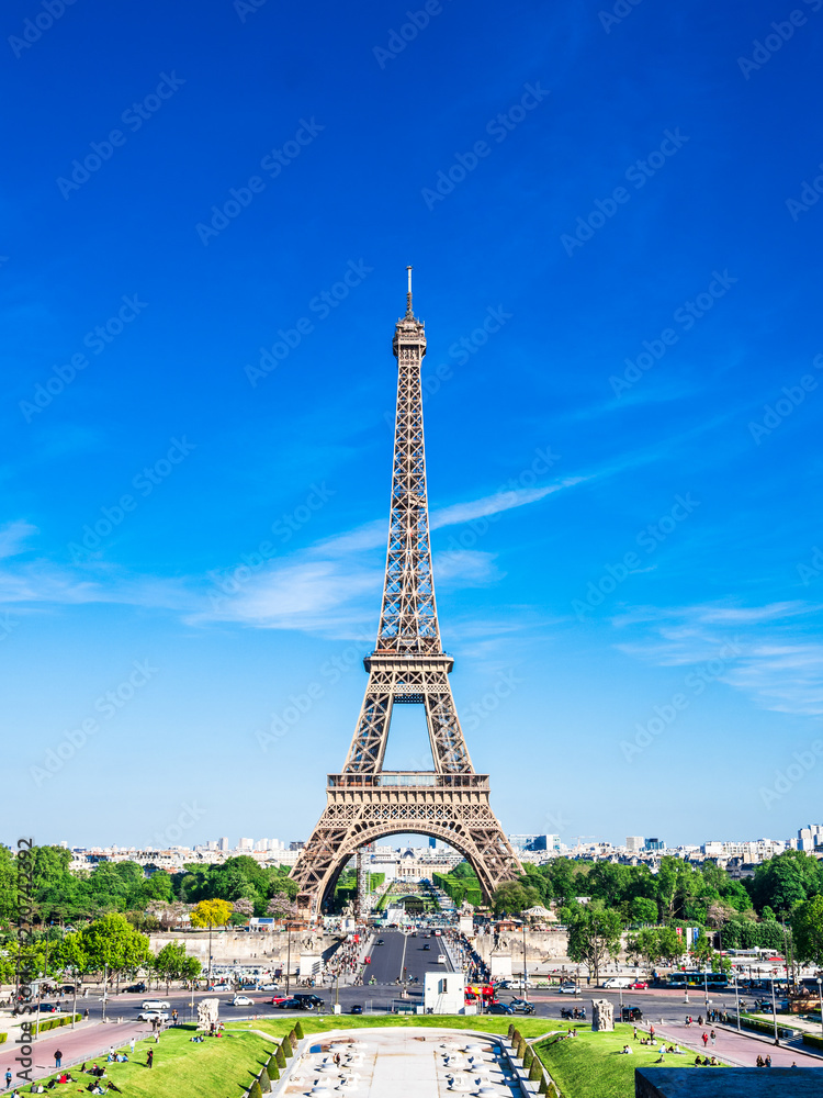 Fototapeta premium パリ エッフェル塔 縦位置