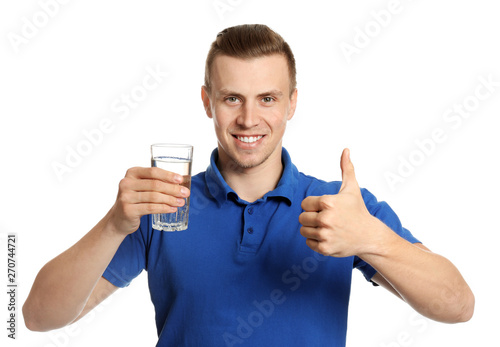 Handsome young man with gla...