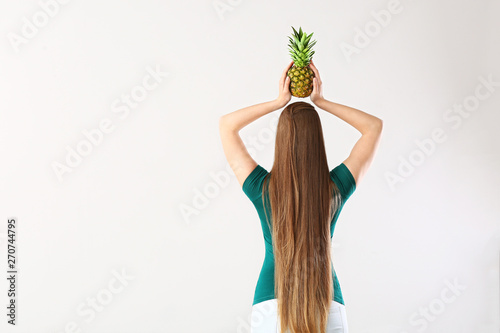 Beautiful young woman with ...