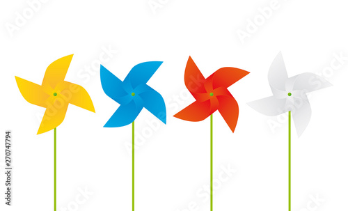 Vector vacation on white background