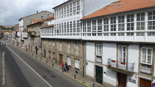 Santiago de Compostela. Historical city of Galicia. Camino de Santiago. Spain