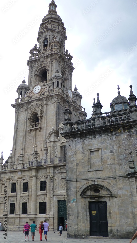 Santiago de Compostela. Historical city of Galicia. Camino de Santiago. Spain