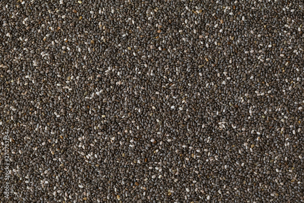 Chia seeds. Healthy superfood. Vegan food.