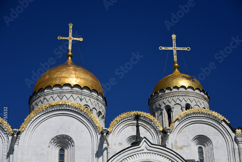Assumption cathedral in Vladimir city, Russia. Popular landmark.	
