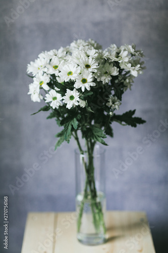 Beautiful bouquet of flowers in a vase