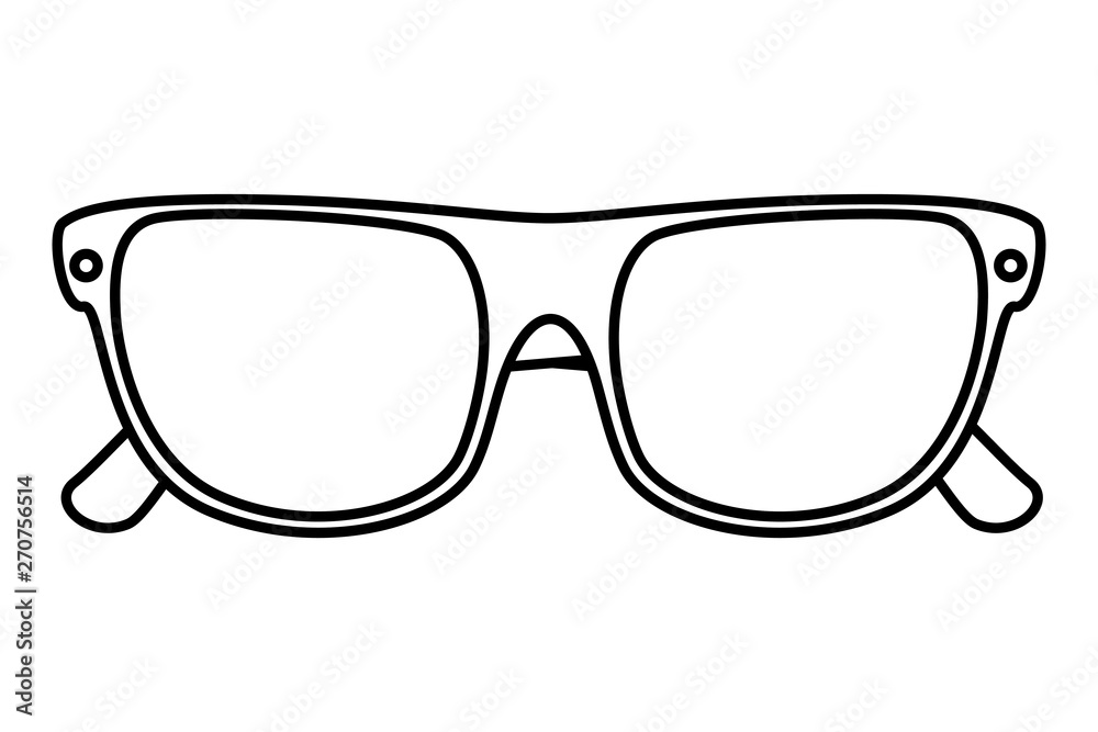 summer sunglasses accessory isolated icon summer sunglasses accessory isolated icon