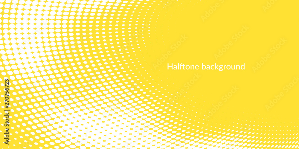 Halftone background with circle of different size. Halftone background with circle of different size.