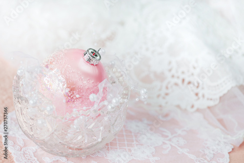 Pink Christmas decoration