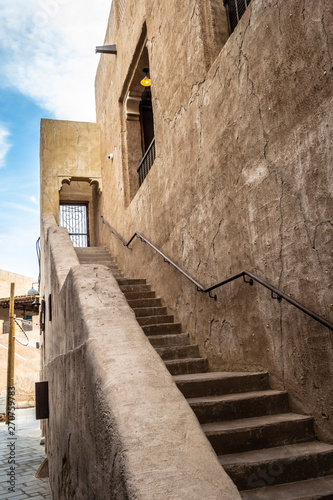 Architecture of buildings in the Arab style.