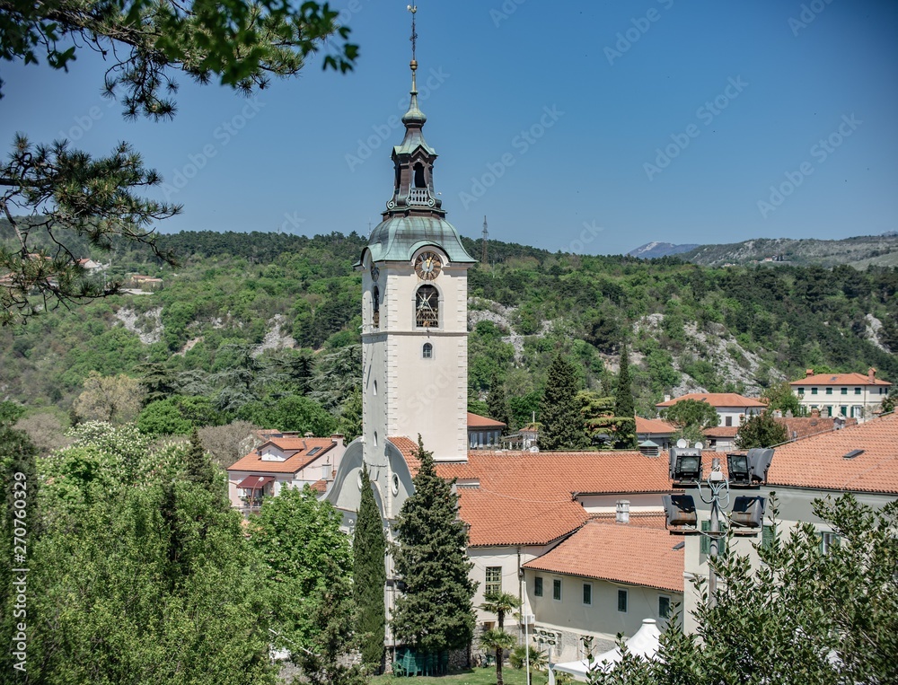 Rijeka cityscape in Croatia