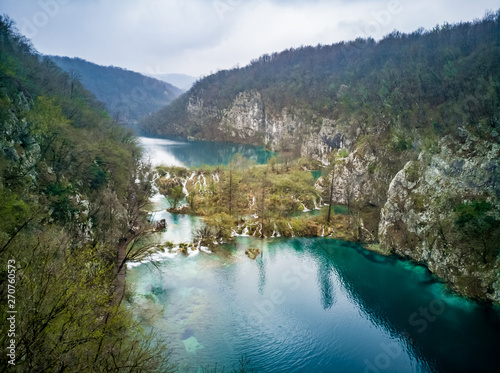 Waterfalls in Plitvice national Park  Croatia