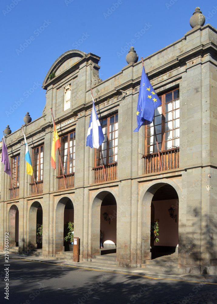 Fototapeta premium town hall, la laguna,tenerife