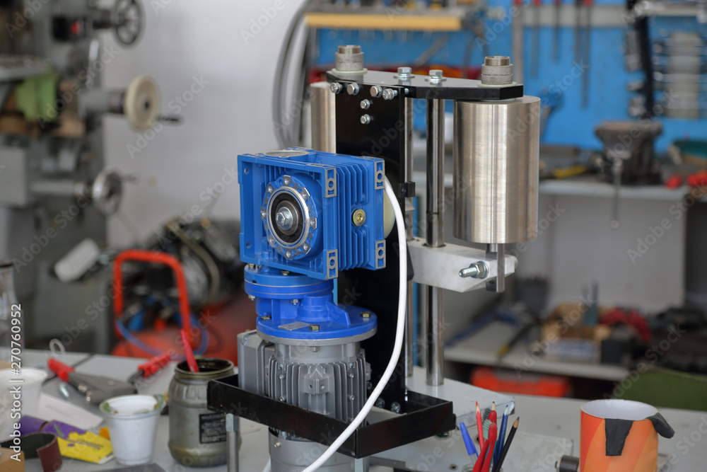 Industrial equipment for professional packaging in the factory shop Industrial equipment for professional packaging in the factory shop