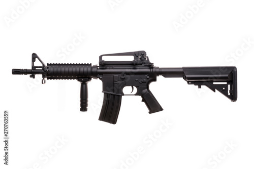 Large picture of an isolated weapon AR-15