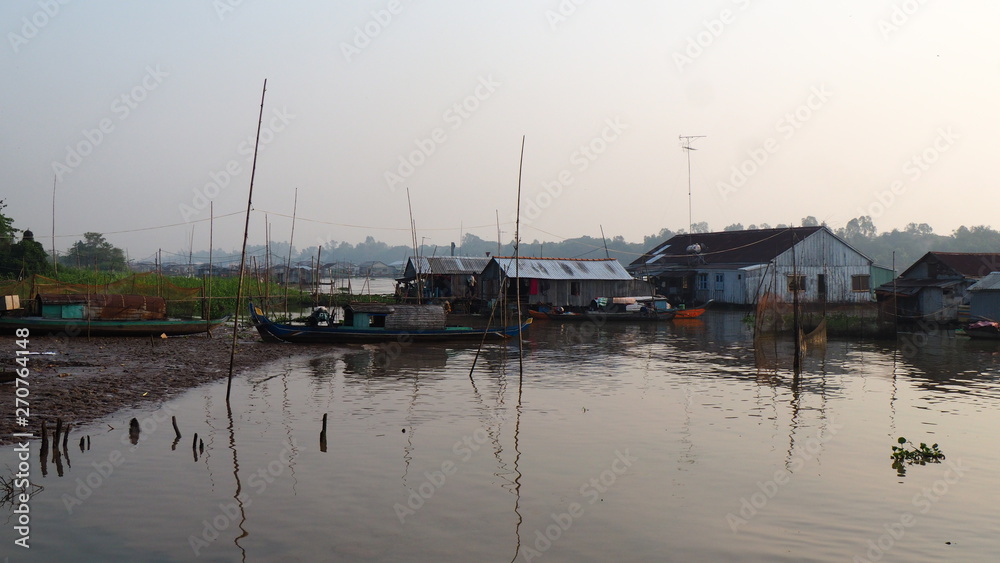 Boathouses in Vietnam