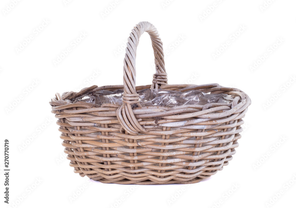 Obraz premium Handmade basket isolated