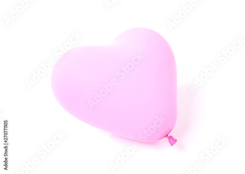 Pink baloon heart