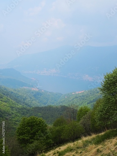 The Alps of Lombardy during a spring day in the province of Como, Italy - May 2019. © Roberto