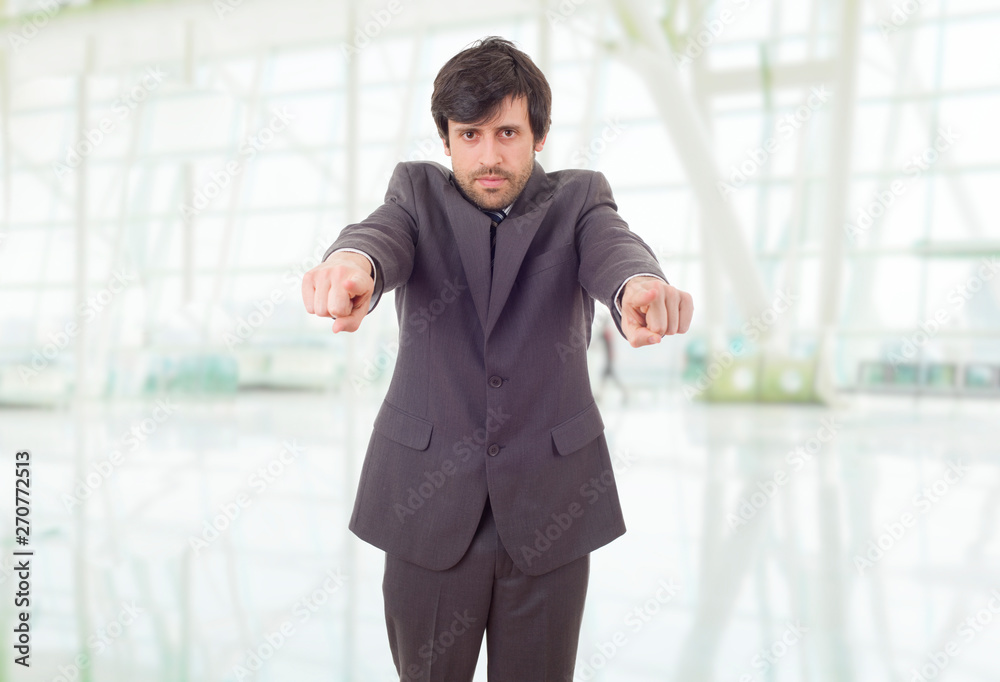 businessman pointing businessman pointing