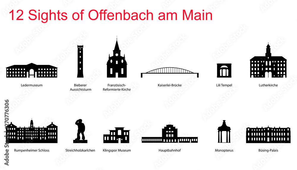 12 Sights of Offenbach am Main