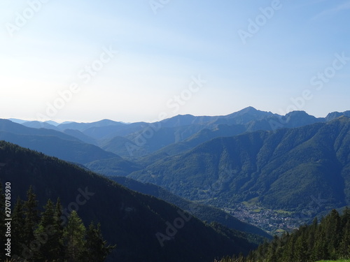 view of the Alps of the Val Vigezzo near the village of Santa Maria Maggiore, Piedmont, Italy - August 2018 © Roberto