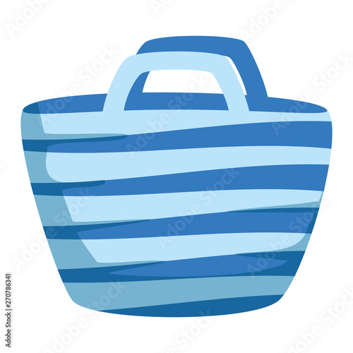 beach hand bag summer icon