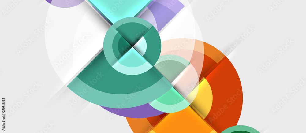 Circular geometrical design template Circular geometrical design template