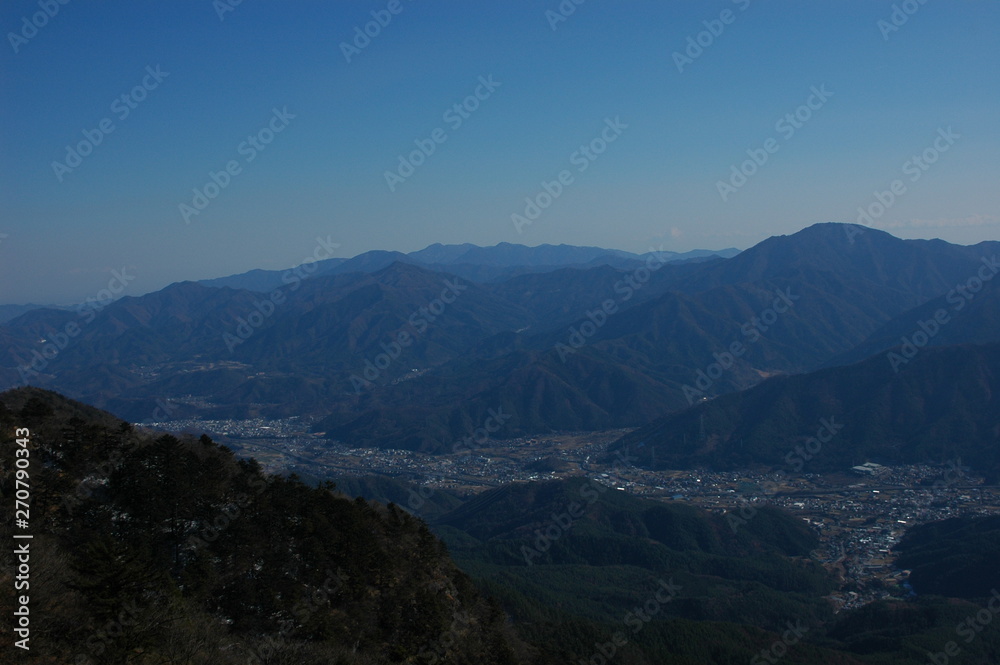 Naklejka premium 山梨県