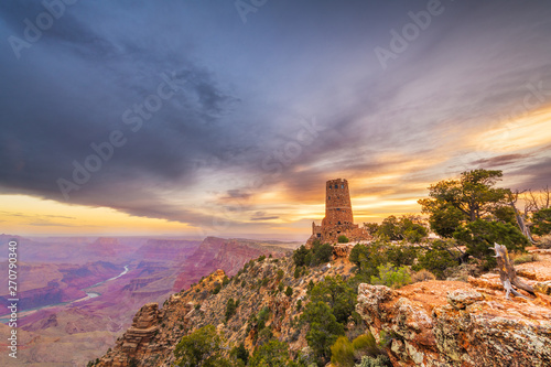 Desert View Watchtower in the Grand Canyon