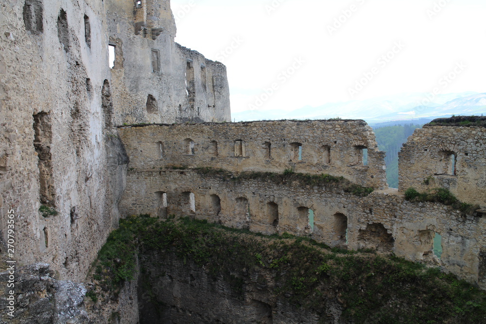 Big roundel in Lietava castle, Žilina district, Slovakia