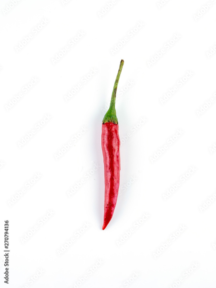 Red chili pepper isolated on a white background Red chili pepper isolated on a white background