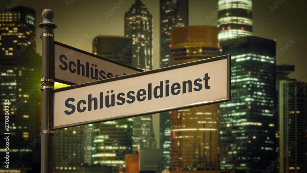 Obraz premium Schild 373 - Schlüsseldienst
