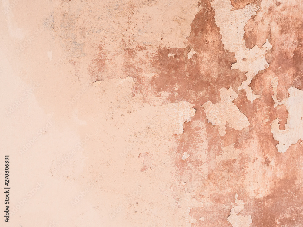 Fototapeta premium aged orange wall texture background