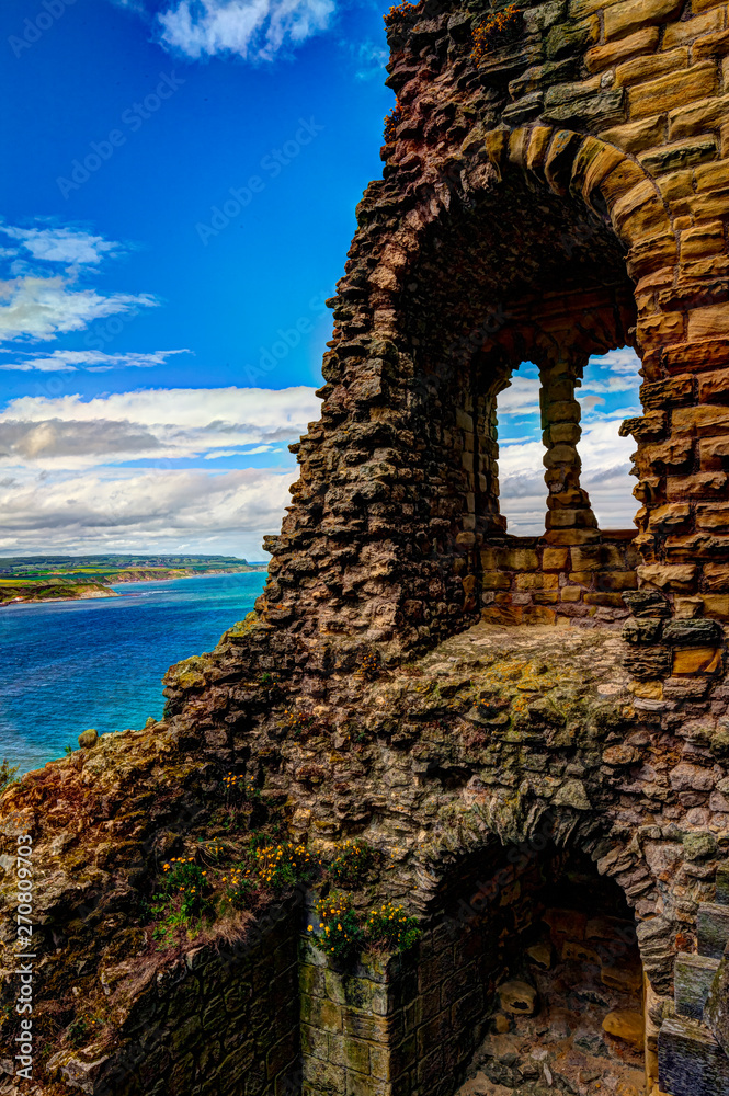 Scarborough Castle in North Yorkshire, Great Britain