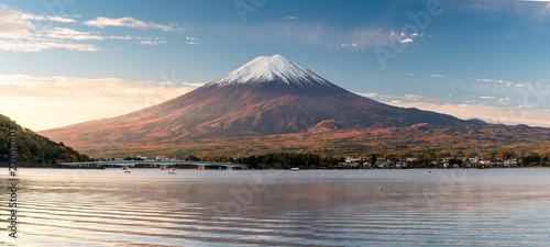 morning at mount Fuji and Lake Kawaguchiko photo