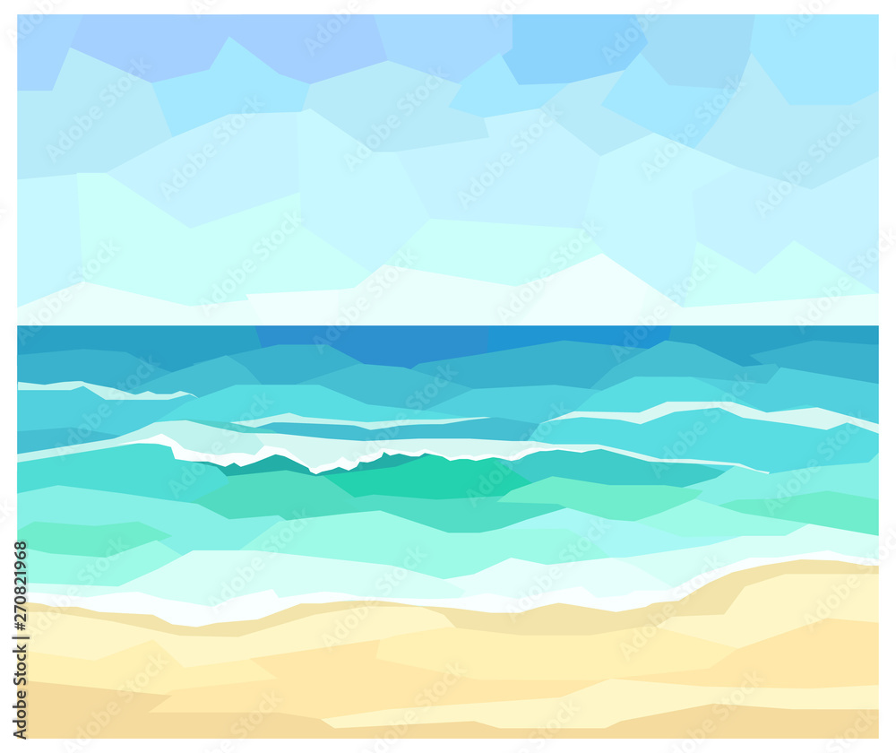 abstract background with sea and sky