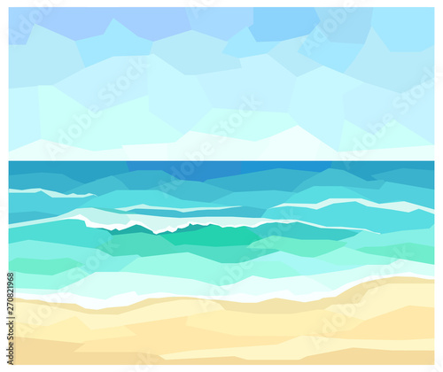 abstract background with sea and sky