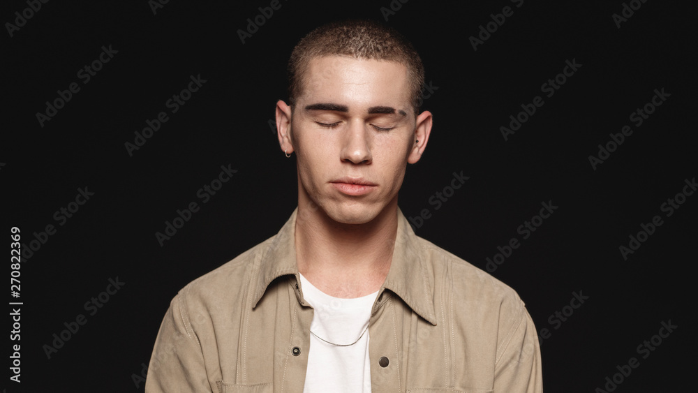 Obraz premium Portrait of caucasian man