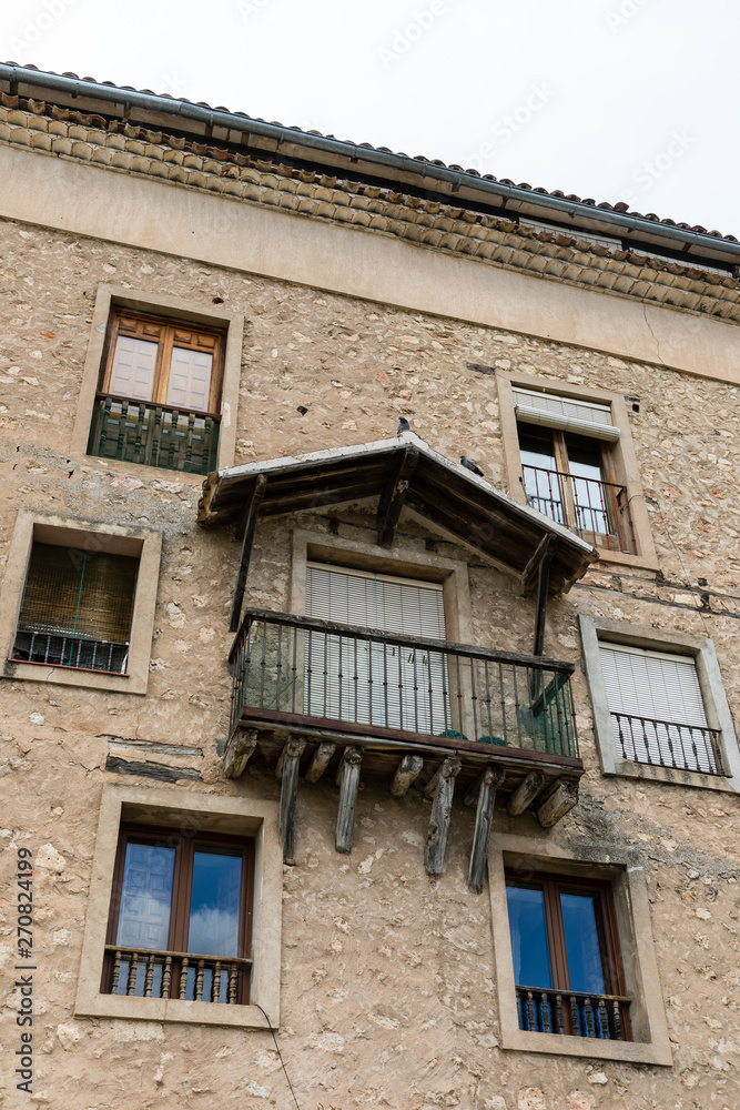 Panoramic views of the historic center of Cuena and its hanging houses Panoramic views of the historic center of Cuena and its hanging houses