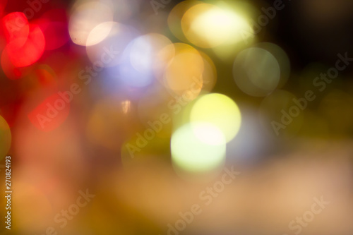 Blur from the Christmas lights.